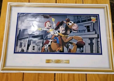 Jessie and Woody Toy Story poster, Disney, 1996-sponsored by McDonalds - Image 1 of 4