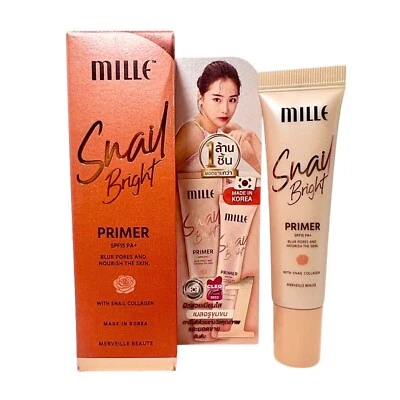 MILLE Snail Bright Primer SPF15 PA+ Blur Pores Nourish and Smooth Skin 8 g. - Image 1 of 4