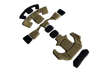 DLP Tactical ImpaX Ultimate Pad Set For MICH / OPS-Core / ACH / AirFrame Helmet