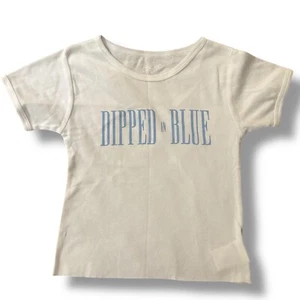 RARE Chrome Hearts Damen Dipped in Blue White and Blue Crop-Top One Size - Bild 1 von 8