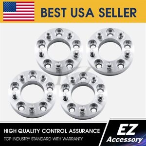 4 Wheel Adapters 5x100 To 5x5.5 Spacers | 1" Thick | Dodge Ram 1500 on 5x100 Hub