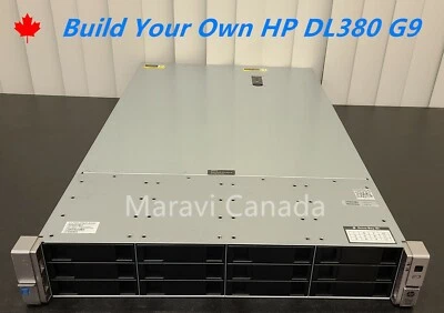 HP DL380 G9 2U Server 12 LFF BAYS 2x E5-2630 V3 64GB P840AR 4GB RAID 2x 800W PSU - Image 1 of 2