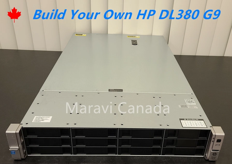 HP DL380 G9 2U Server 12 LFF BAYS 2x E5-2630 V3 64GB P840AR 4GB RAID 2x 800W PSU - Image 1 of 2