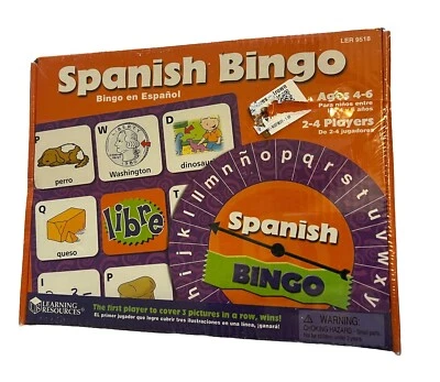 Учебные ресурсы испанское бинго дошкольное TK детский сад домашнее обучение - Изображение 1 из 2