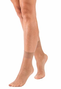 3 paia di Calzino donna corto nylon elasticizzato velato opaco polsino comfort - Foto 1 di 6
