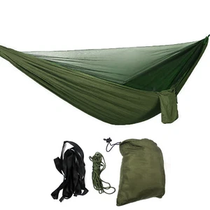 Hamaca doble con mosquitera ligera para dos personas cama colgante columpio - Imagen 1 de 3