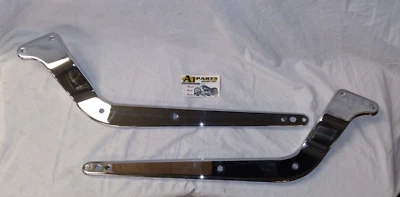 Rear Fender Struts Chrome Covers Pair Smooth Harley Softail FXTS/FLST 1986-1999 - Image 1 of 4