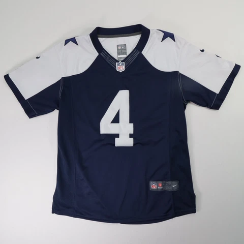Nike NFL Dak Prescott On Field Jersey Size Youth-L  Dallas Cowboys Sewn Letters Cover