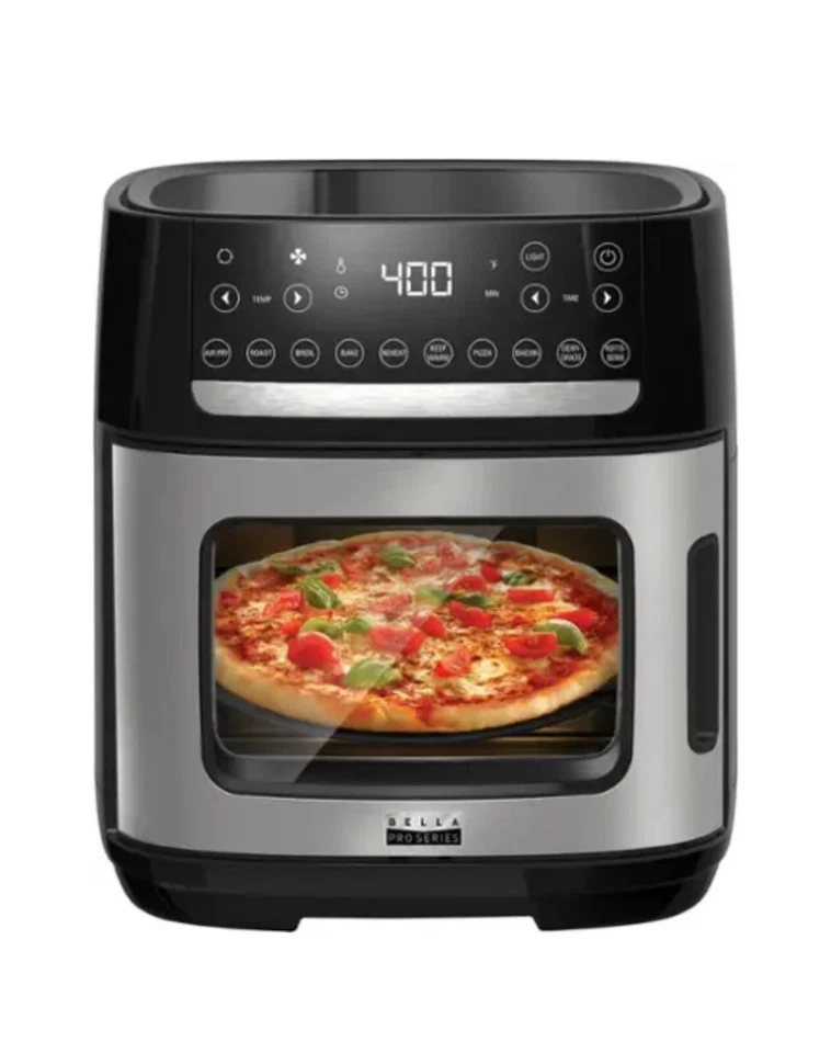Bella PRO - 12.6-qt. Touchscreen Air Fryer Pizza Oven with Rotisserie - Sta