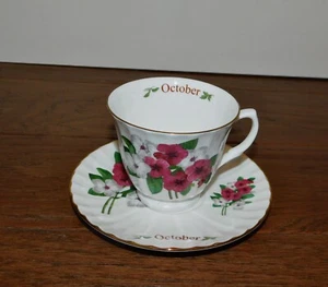 Set tazze da tè e piattini Royal Patrician October Fine Bone China England NUOVO - Foto 1 di 11