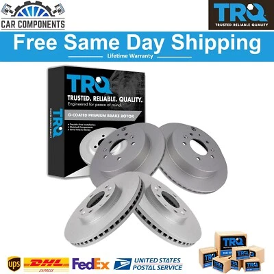 Nuevo kit de rotor recubierto de freno delantero y trasero TRQ para Mazda CX-7 2007-2011 Foto 1 de 4