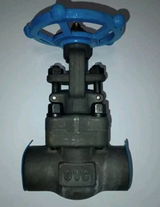 OHIO VALVE 1" NPT GA800TE FORGED CARBON STEEL GATE VALVE CLASS 800, A105N, NEW - Picture 1 of 5