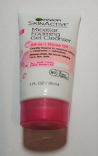 Garnier Skinactive Micellar Foaming Gel Cleanser 1 Oz Travel New