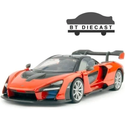 MOTORMAX MCLAREN SENNA 1/24 DIECAST MODELO COCHE NARANJA 79355 Foto 1 de 3