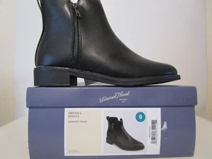 Universal Thread Womens Brenna Dressy Side Zip Ankle Boots Black Size 9 - Picture 1 of 6