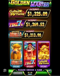 Tablero de juego IGS Cherry Golden Master Fire 7's, Golden Buffalo, Golden Fortune - Imagen 1 de 1