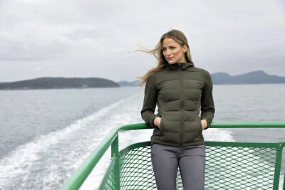 Cutter & Buck Oak Harbor Ladies Hybrid Jacket | Hooded | 4 Colours | XS-2XL - Image 1 of 4