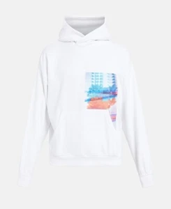 Calvin Klein Jeans Kapuzensweater, Hoodie, Weiß, Boxy, XXL, mit XXL-Print. Top! - Bild 1 von 4