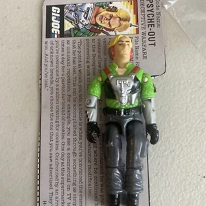 1987 GI Joe Psyche Out v1 Action Figure & File Card - Picture 1 of 6