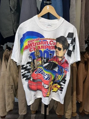 Camiseta De Colección 1997 Jeff Gordon Winston Cup Champion NASCAR 24 Estampado Completo L Foto 1 de 3