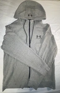 Under Armour Felpa con cappuccio e zip intera manica lunga ampia, L, Large - Foto 1 di 14