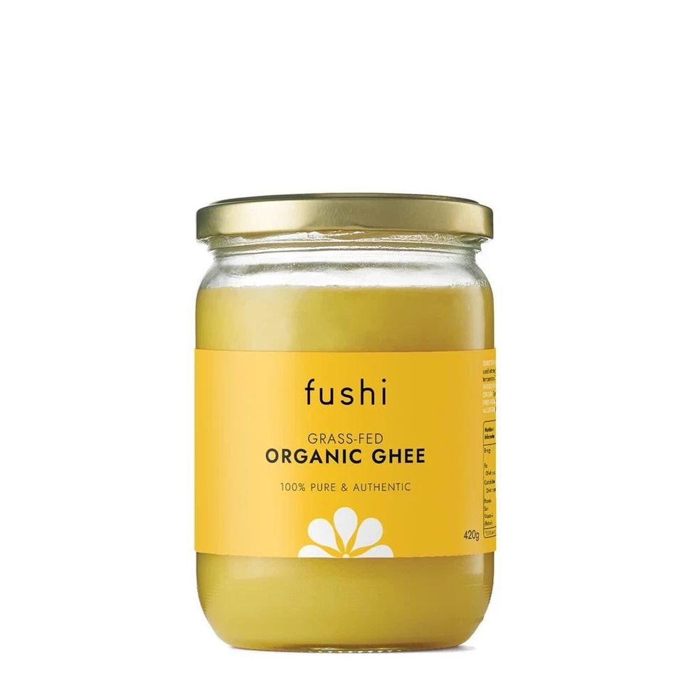 Fushi Wellbeing Traditionally churned Organic Ghee Grass Fed 420g - Image 1 of 1