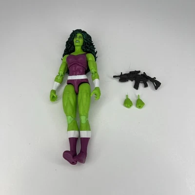 漫威传奇她浩克紫色套装可动人偶钢铁侠复古波浪完整 — 第 1/4 张图片