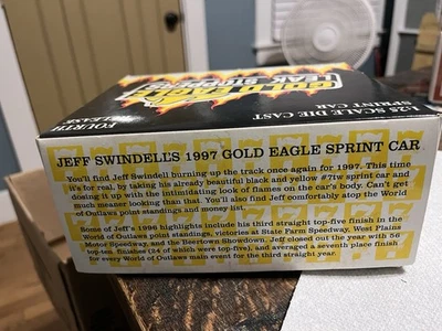 Gold Eagle Leak Stoppers Jeff Swindell 1:25 Scale Diecast Sprint Car 4th Release - Image 1 of 4