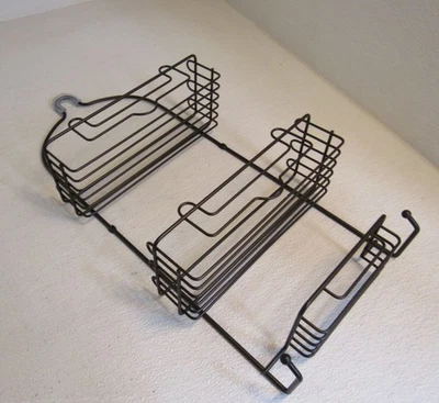 Designer Shower Caddy Hangs on Shower Head 23in x 11in Brown - Image 1 of 4