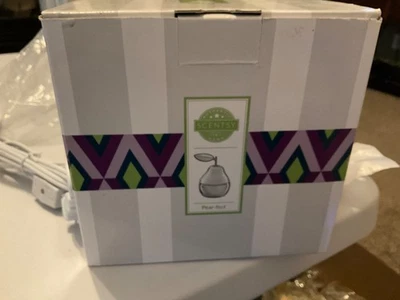 Calentador Scentsy elemento efecto pera metálico oro rosa retirado nuevo en caja Foto 1 de 4