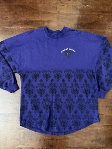 Disney Parks Haunted Mansion Ghost Host Spirit Jersey Glow In The Dark XS - Picture 1 of 8