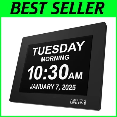 Senior-Friendly Dementia Clock - Custom Alarms & Big Display - Image 1 of 4