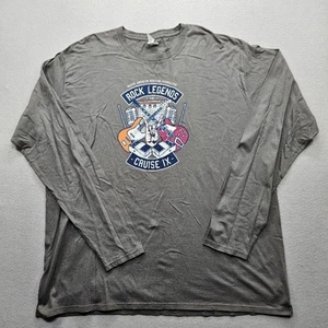 Rock Legends Cruise IX Men's Size Extra Large Gray Long Sleeve T-Shirt - Picture 1 of 10