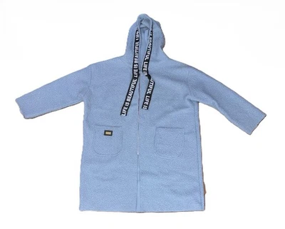 schönen NEW COLLECTION Teddy-Mantel, Gr. XL, hellblau, Damenmantel - Bild 1 von 2