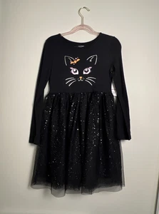 Jumping Frijoles Gato Negro Brillo Tulu Vestido Halloween Niñas 6X Nuevo con Etiquetas - Imagen 1 de 7