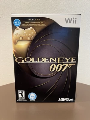 Paquete Goldeneye 007 con controlador clásico dorado de edición limitada Pro Foto 1 de 4
