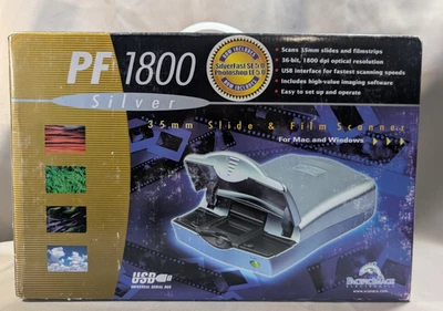Pacific Image PF1800 Silver 35mm Slide and film scanner for Mac/Windows - Image 1 of 4