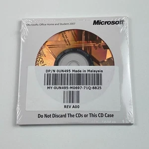 Microsoft Office Home and Student 2007 (PC, DVD) Retail Box with Disc & Key - Bild 1 von 2