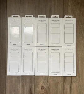 LOT DE 10 - Coque de protection fine transparente Samsung Galaxy Z Flip4 | NEUVE - Photo 1 sur 1