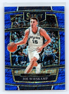 2021-22 Panini Select - Concourse Joe Wieskamp #18 Blue Shimmer Prizm (RC) - Image 1 of 2