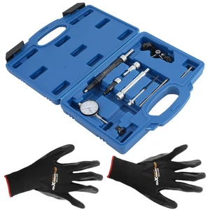 Diesel Fuel Injection Pump Timing Indicator w/ Gauge Adapters Setting Plug Kits - Picture 1 of 11