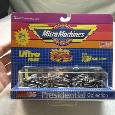 Vintage Micro Machines Ultra Fast #35 Presidential Collection 6400 80's NEW - Image 1 of 4