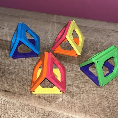 Lote de 12 piezas para niños Magformers bloques de construcción magnéticos azulejos juguete, 3+ Foto 1 de 3