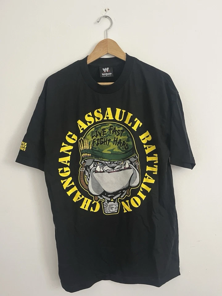 Vintage John Cena WWE 2002 Chain Gang T Shirt Large - Image 1 of 4