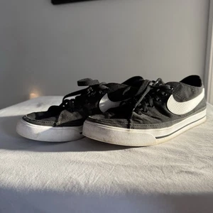 Nike Mens Court Legacy CW6539-002 Black Casual Shoes Sneakers Size 9 - Picture 1 of 8