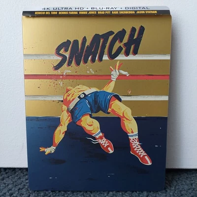 Snatch (Sony, Best Buy Exclusive Steelbook, 4K + Blu-ray, 2000), w/ J-CARD - Image 1 of 4