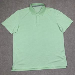 Southern Tide Poloshirt Herren XL grün gestreift Kurzarm Stretch - Bild 1 von 10
