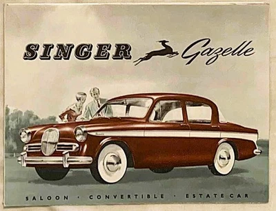 Singer Gazelle Series ll brochure 1958 - #585/H - Image 1 of 3