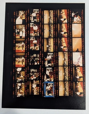 Clyde Drexler - Houston Rockets - Foto tipo 1 - Foto hoja de contacto - 1995 Foto 1 de 2