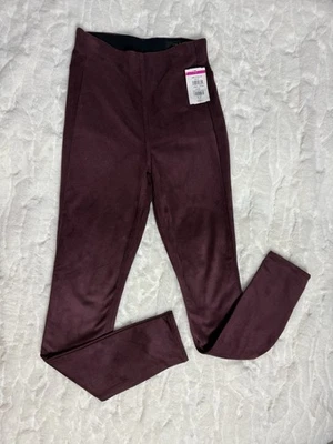 🔥NWT🔥Rag & Bone Nina Faux Suede Pull-On Pant burgundy Women’s Size XS - Image 1 of 4